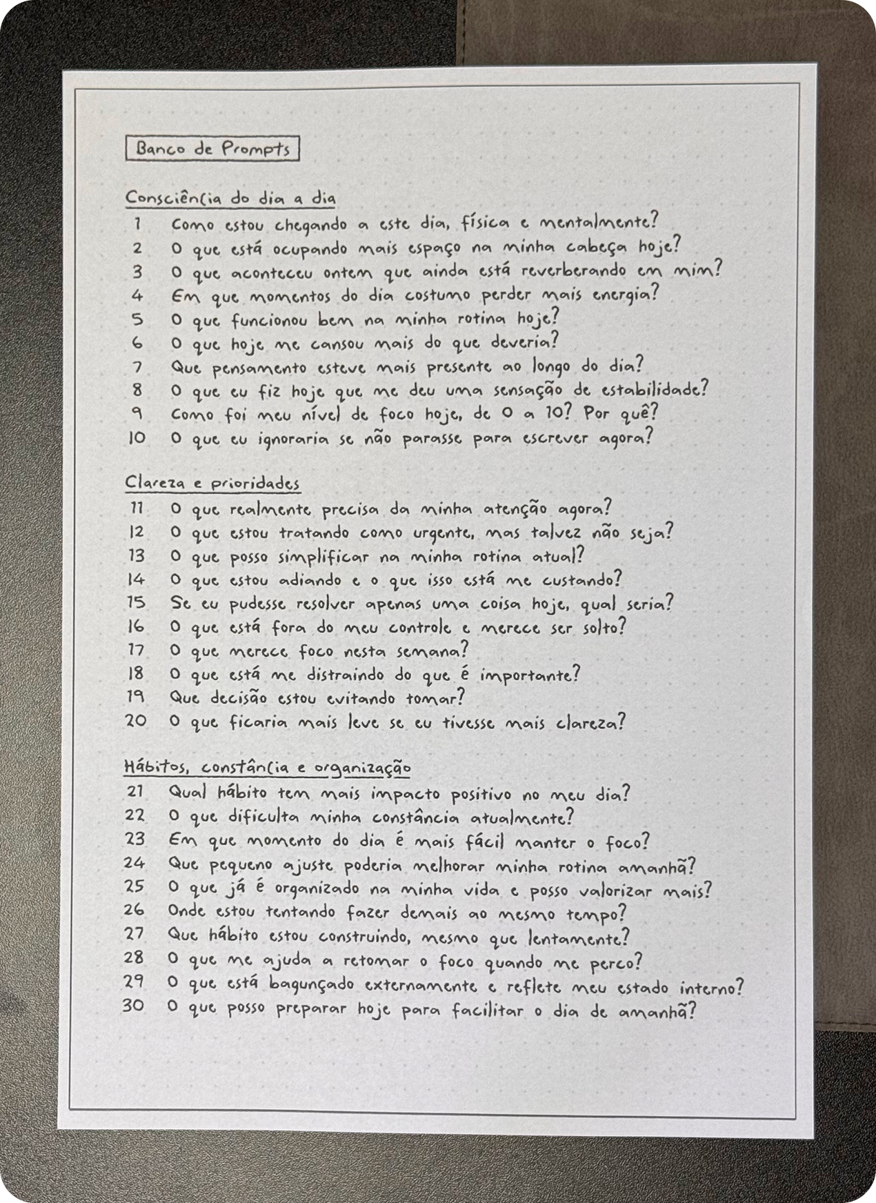 Banco de 30 Prompts — Páginas Prontas