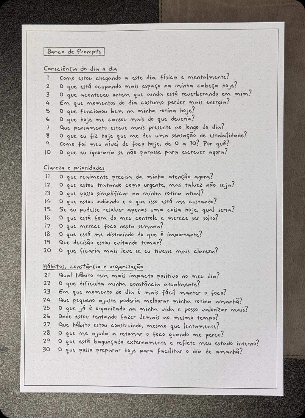 Banco de 30 Prompts — Páginas Prontas